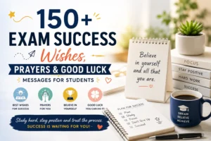150+ Exam Success Wishes, Prayers & Good Luck Messages for Students