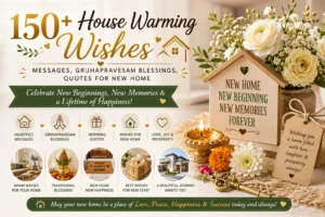 150+ House Warming Wishes | Messages, Gruhapravesam Blessings ,Quotes for New Home