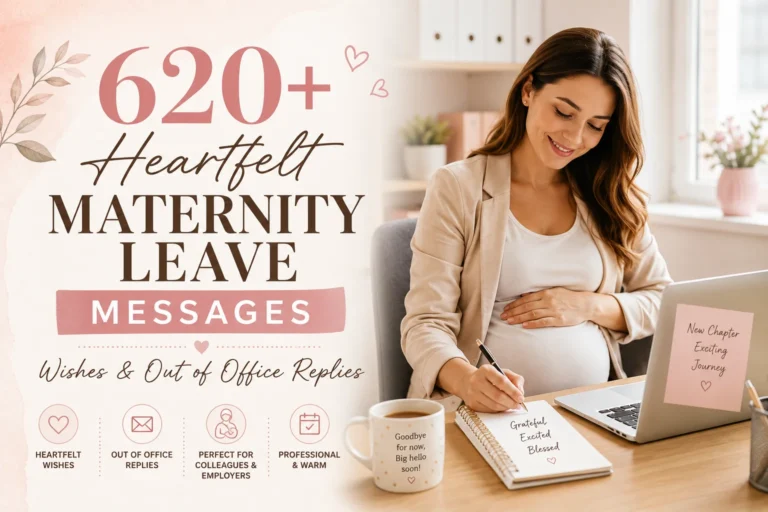 620+ Heartfelt Maternity Leave Messages | Wishes & Out of Office Replies