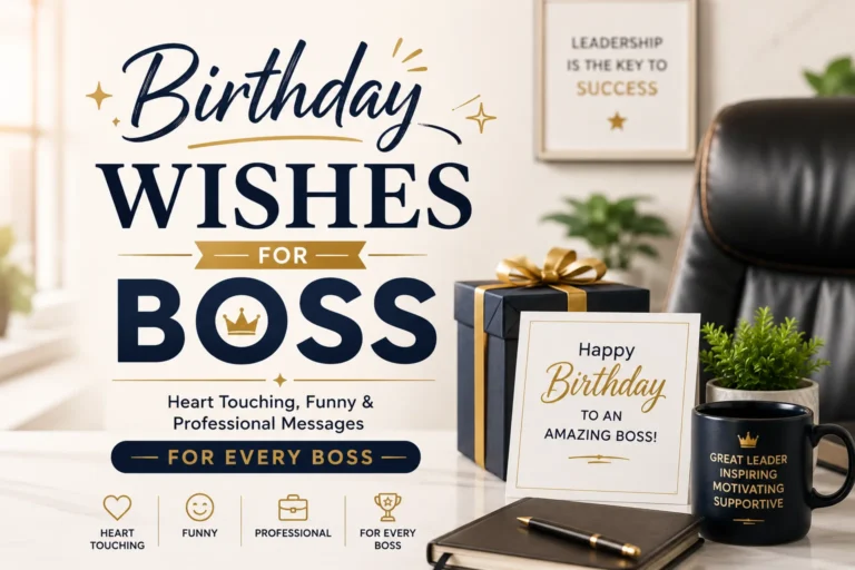 150+ Birthday Wishes for Boss | Heart Touching, Funny & Professional Messages for Every Boss