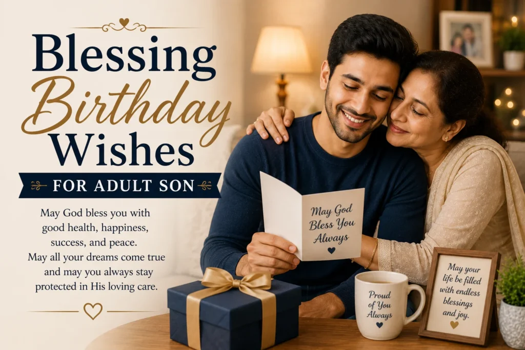 Blessing Birthday Wishes for Adult Son