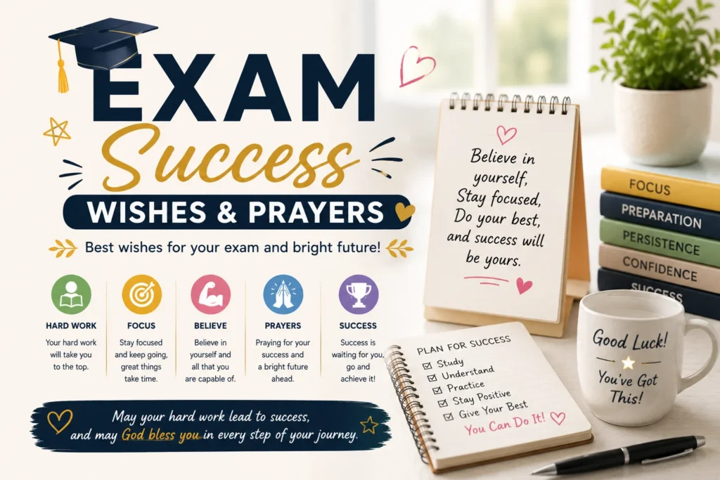 Exam Success Wishes and Prayers