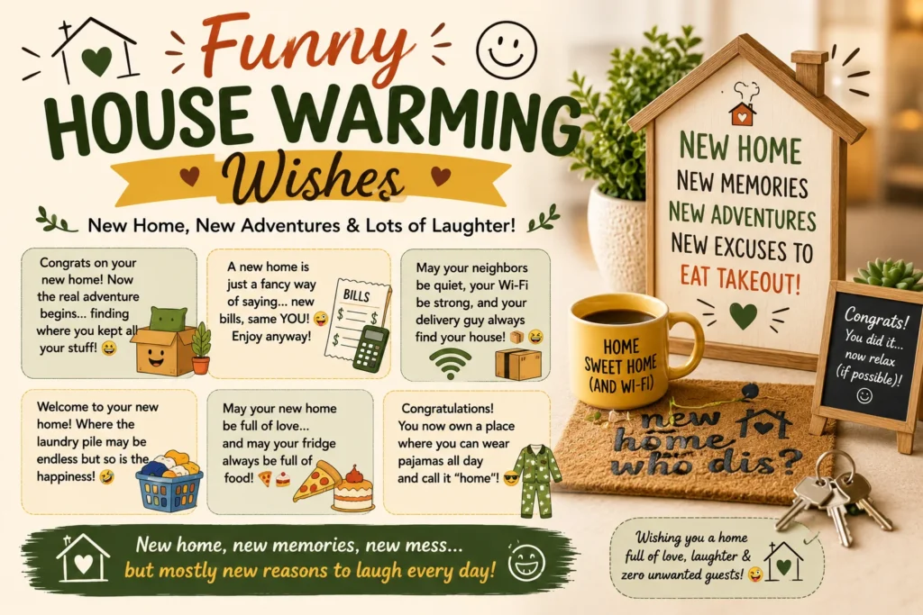 Funny House Warming Wishes