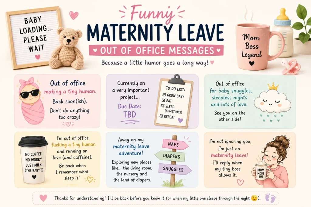 Maternity Leave Announcement from Manager and HR