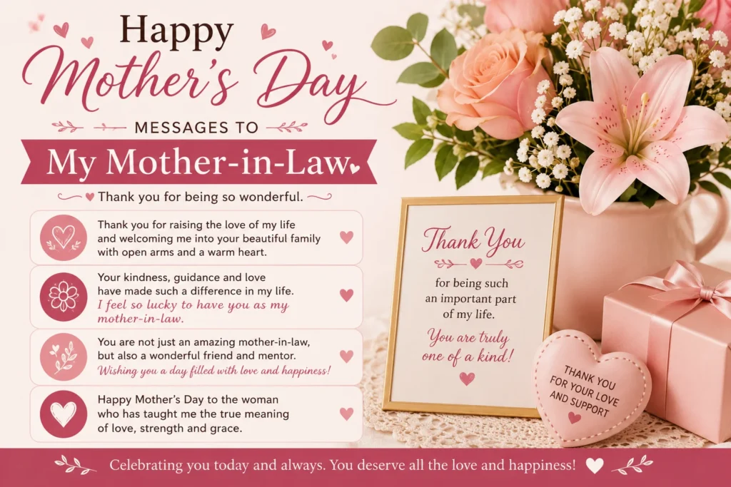 Happy Mothers Day Wishes for Mother in Law