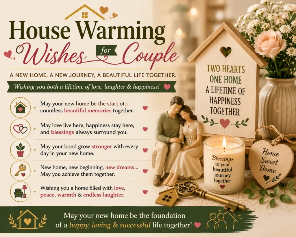 House Warming Wishes for Couple