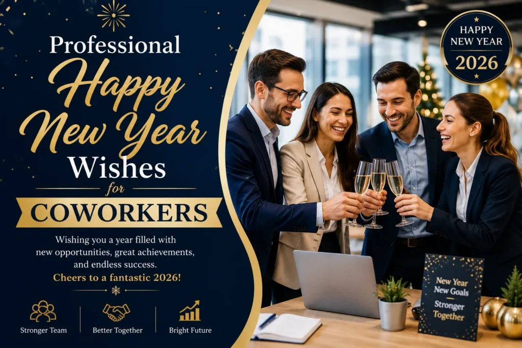 Professional Happy New Year Wishes for Coworkers