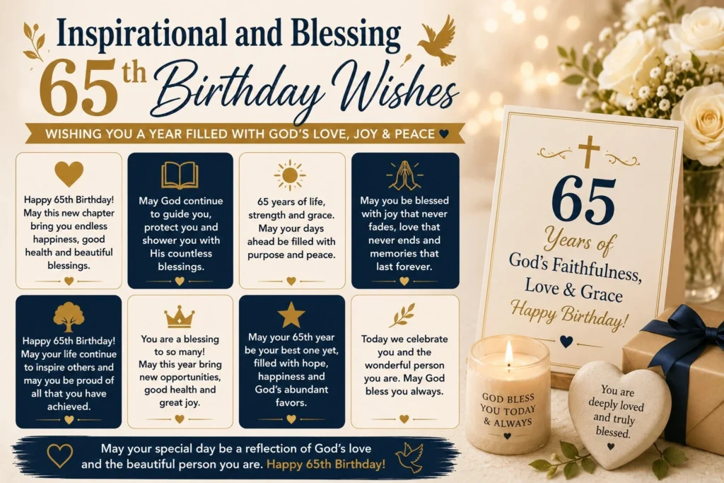 Inspirational 65th Birthday Wishes