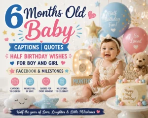 6 Months Old Baby Captions