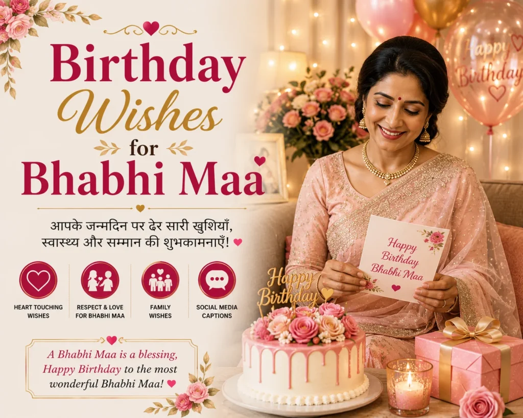 Birthday Wishes for Bhabhi Maa