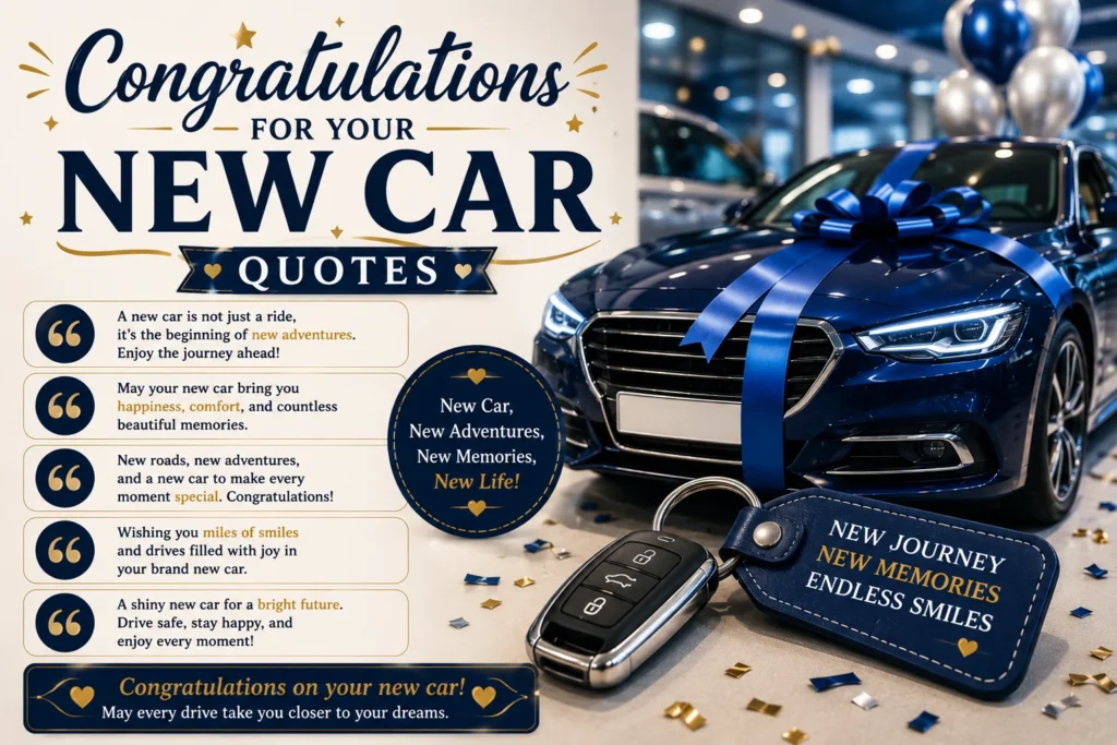 Congratulations for New Car in Marathi and Punjabi