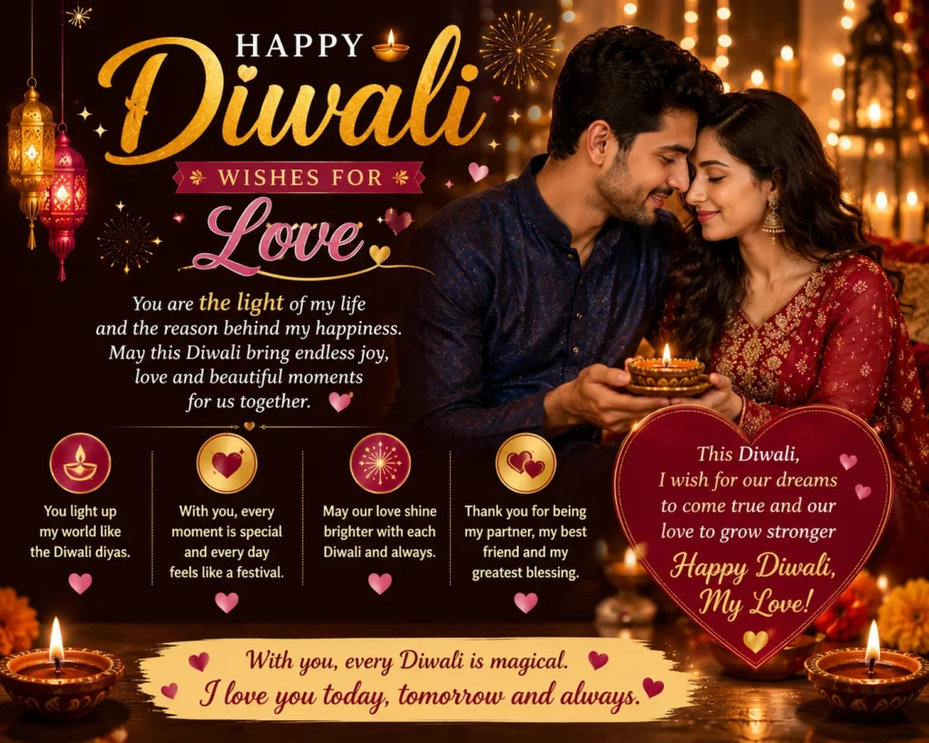 Diwali Wishes for Love