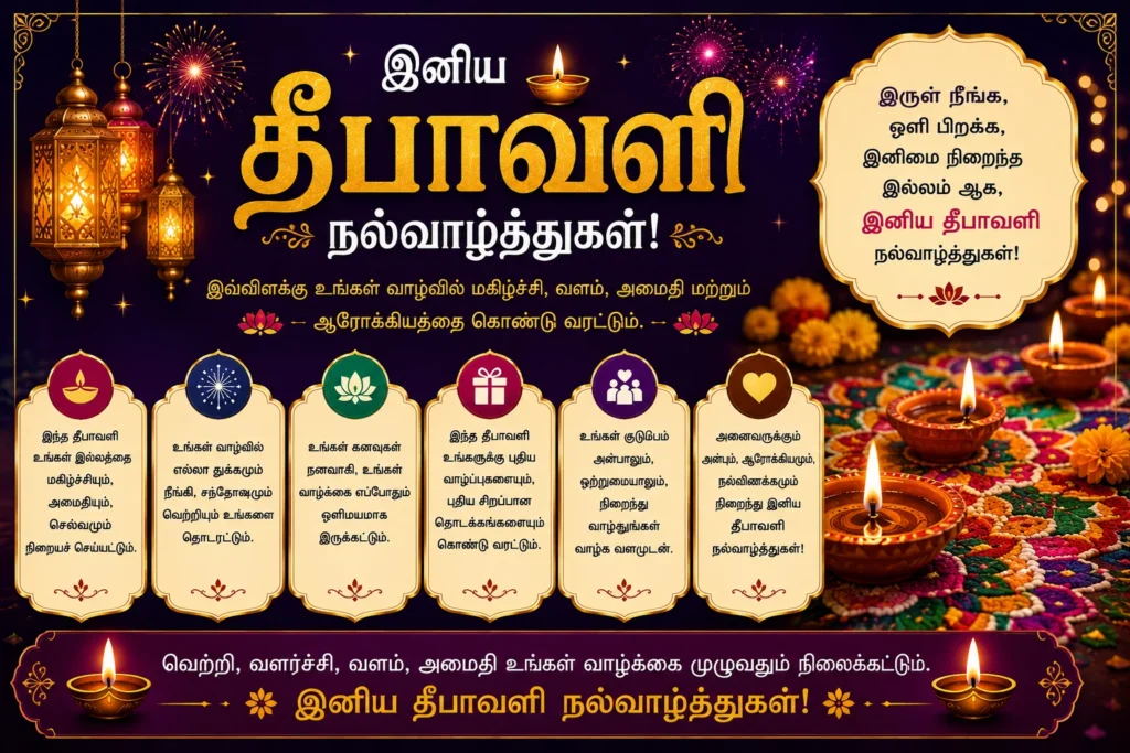Diwali Wishes in Tamil