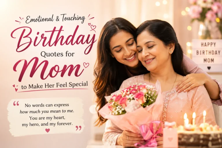 Emotional Touching Birthday Quotes for Mom