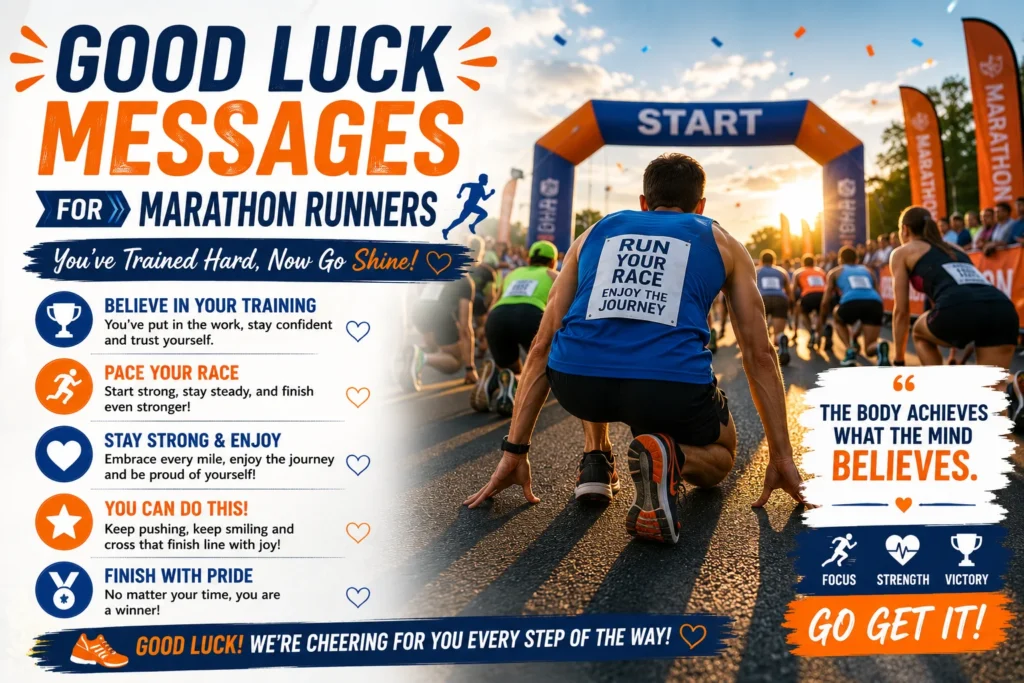 Good Luck Messages for Marathon Runners