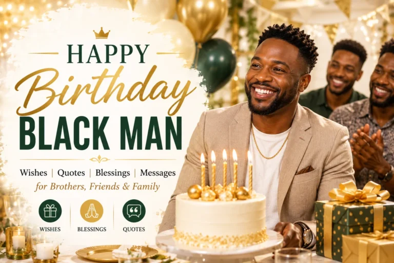 Happy Birthday Black Man Wishes