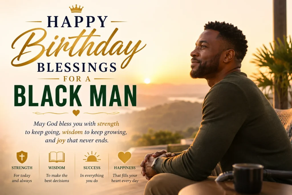 Happy Birthday Blessings for a Black Man