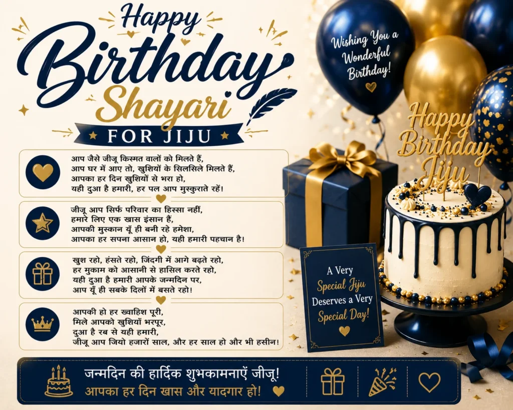 Happy Birthday Shayari for Jiju