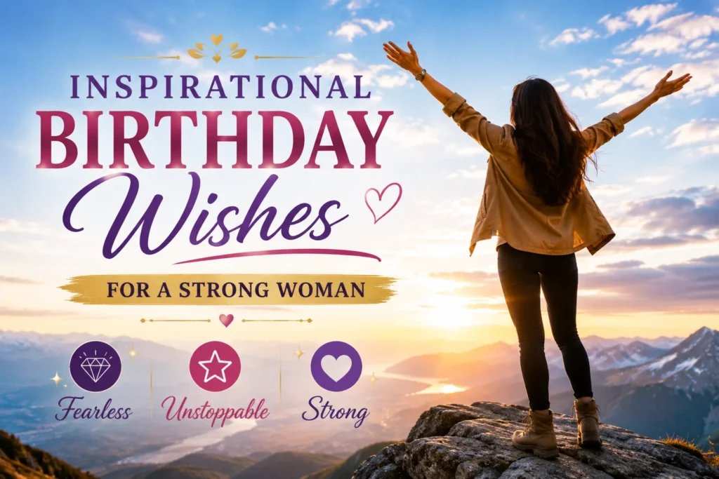 Inspirational Birthday Wishes for a Strong Woman