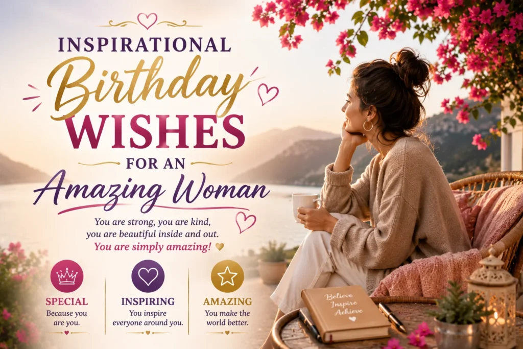 Inspirational Birthday Wishes for an Amazing Woman