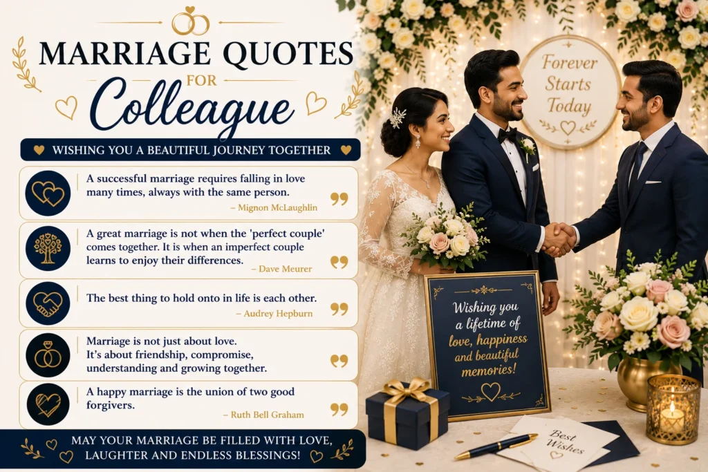 Marriage Quotes for Colleague