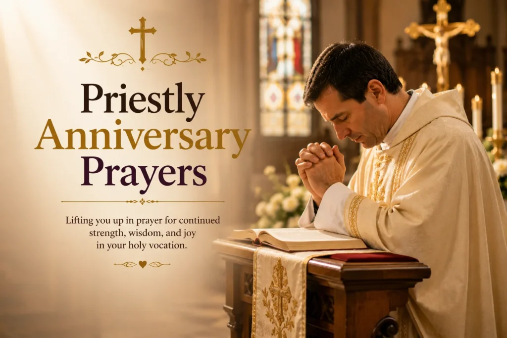 Priestly Anniversary Prayers