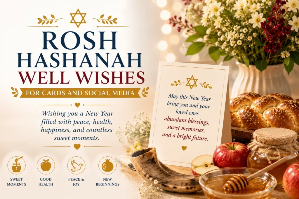 Rosh Hashanah Well Wishes for Cards and Social Media