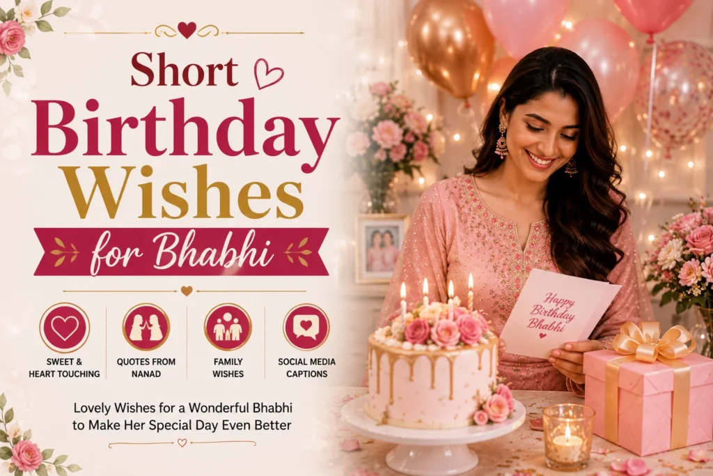 Short Birthday Wishes for Bhabhi