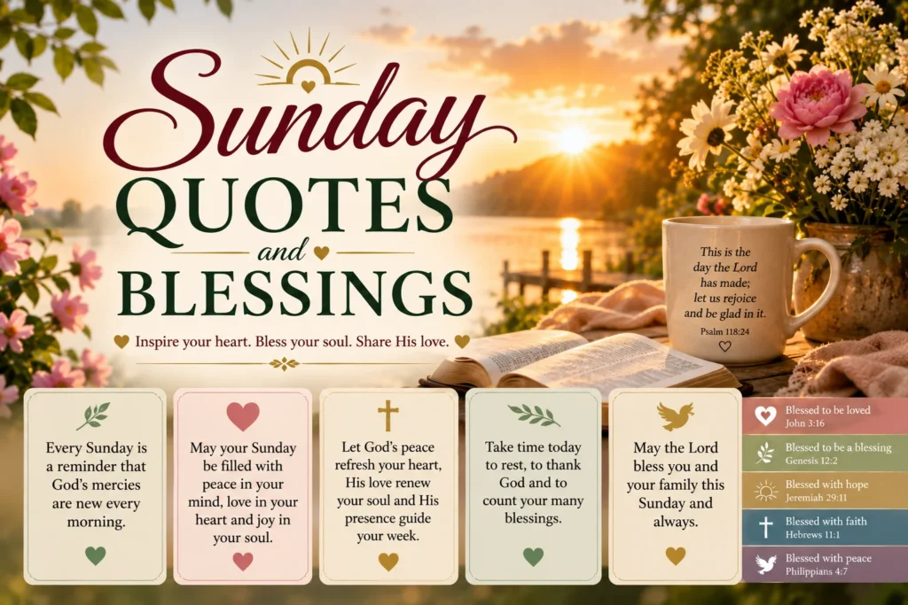 Sunday Quotes and Blessings