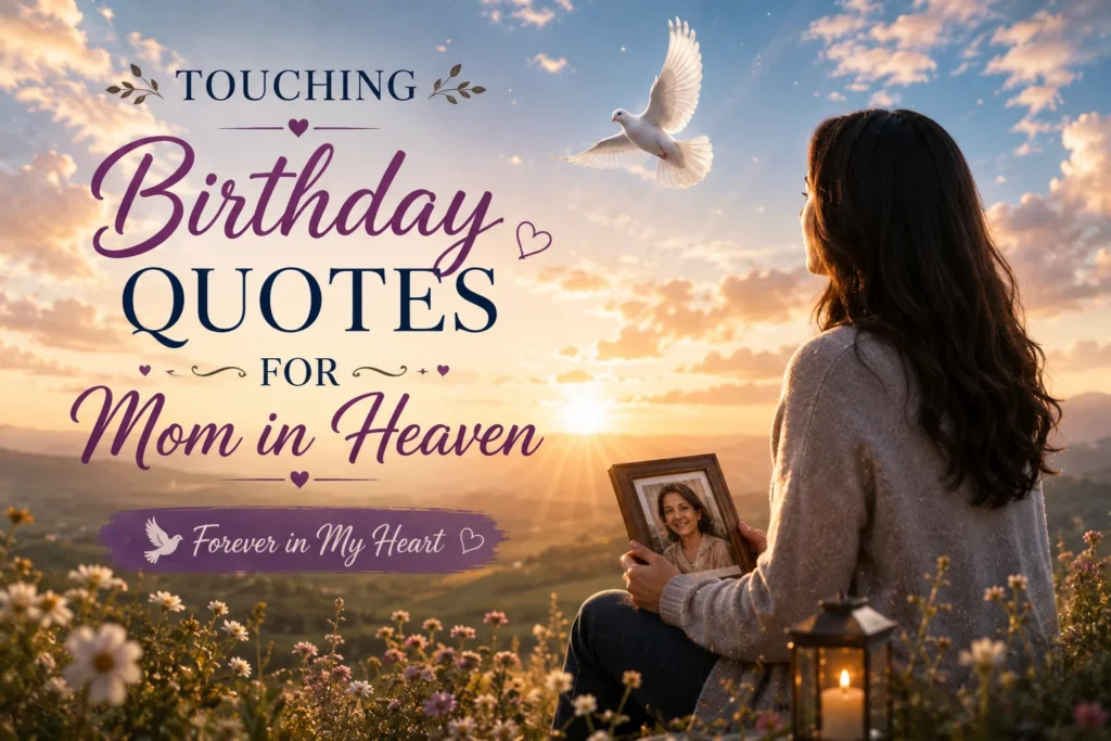 Touching Birthday Quotes for Mom in Heaven