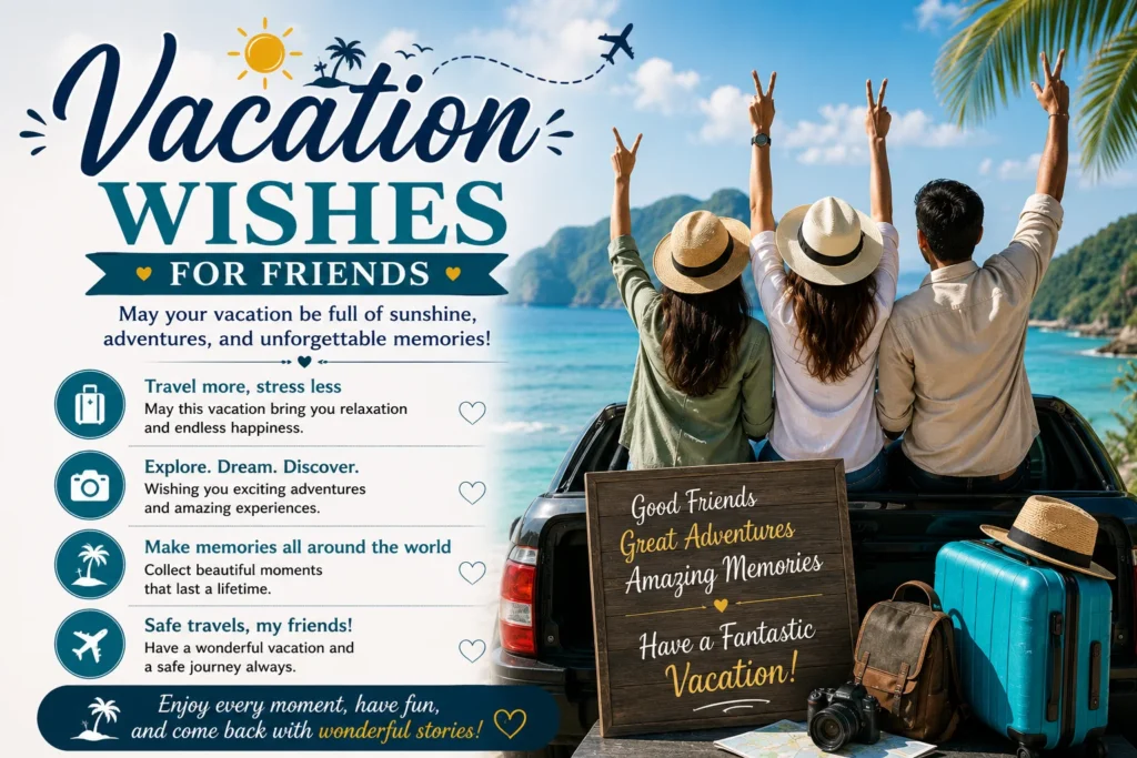 Vacation Wishes for Friends