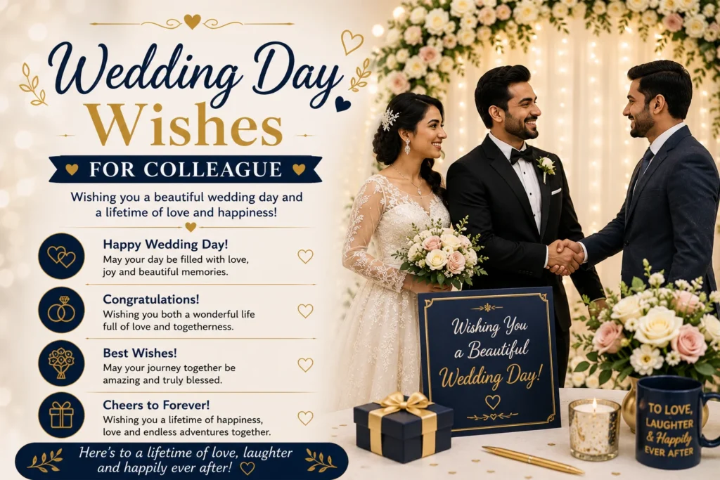 Wedding Wishes for Work Colleague