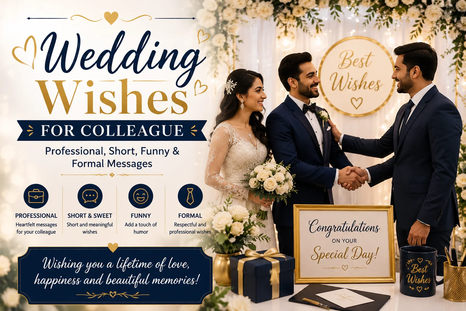Wedding Wishes for Colleague