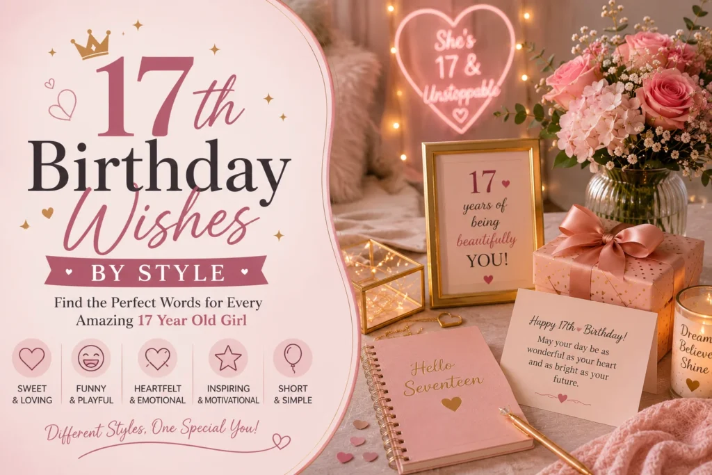 17th Birthday Wishes by Style
