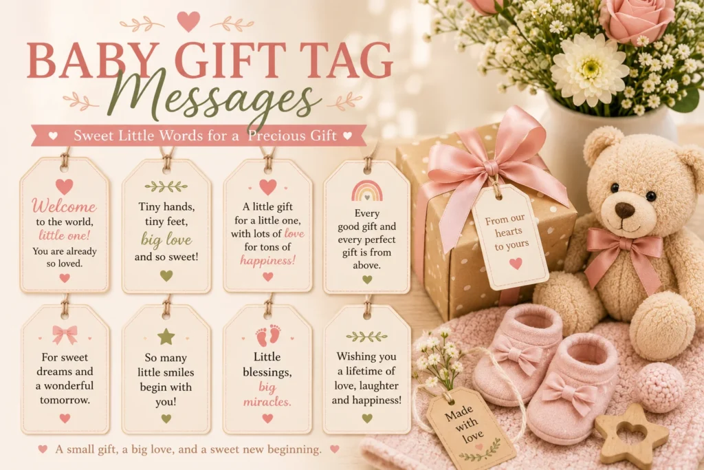 Baby Gift Tag Messages