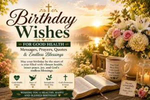 Birthday Wishes for Good Health | Messages, Prayers, Quotes & Endless Blessings