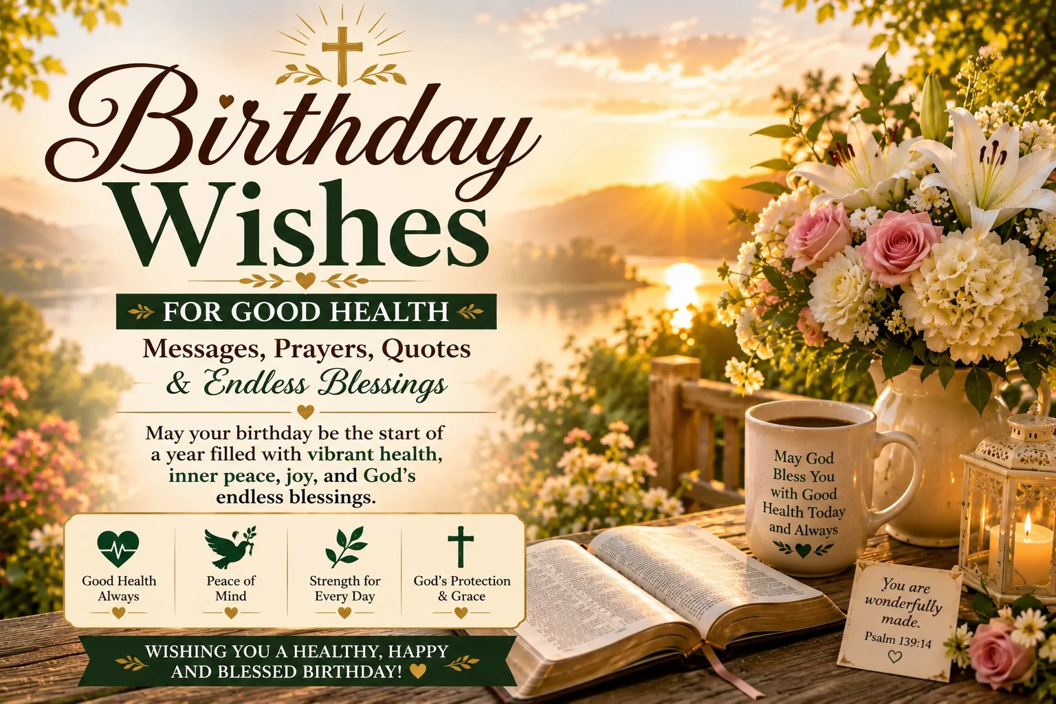 Birthday Wishes for Good Health | Messages, Prayers, Quotes & Endless Blessings