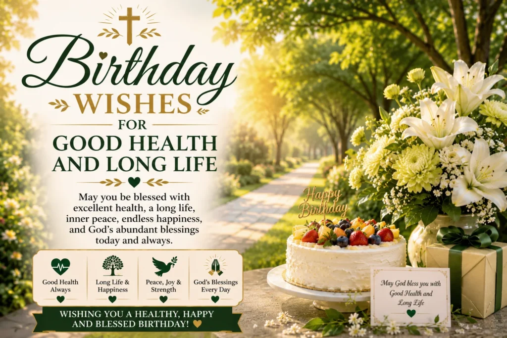 Birthday Wishes for Good Health and Long Life