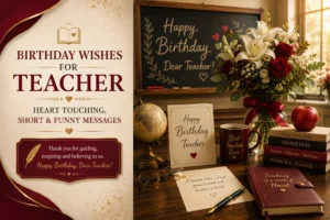 Birthday Wishes for Teacher | Heart Touching, Short & Funny Messages