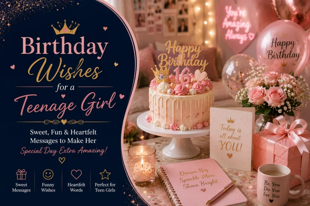 Birthday Wishes for a Teenage Girl
