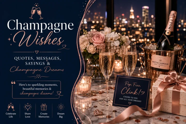 Champagne Wishes| Quotes, Messages, Sayings & Champagne Dreams