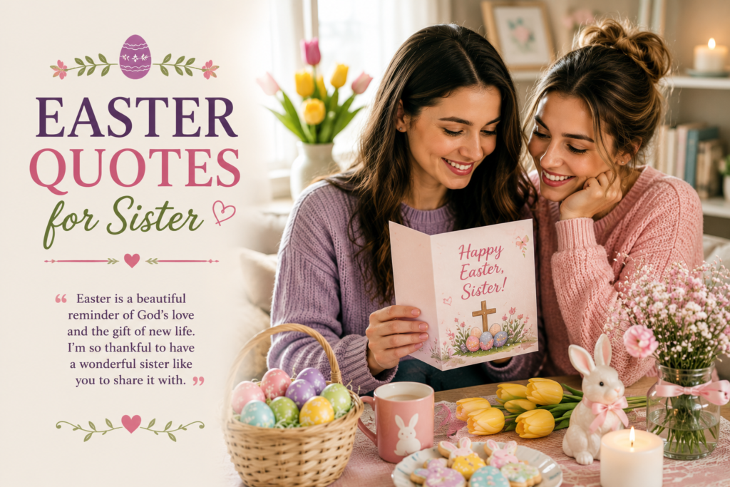 Easter Quotes for Sister