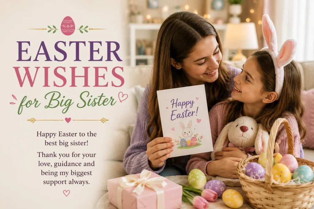 Easter Wishes for Big Sister