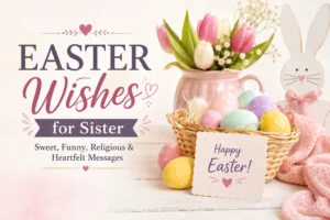 Easter Wishes for Sister | Sweet, Funny, Religious & Heartfelt Messages