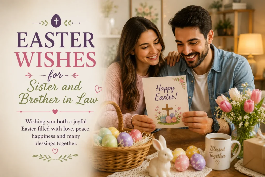 Easter Wishes for Sister and Brother in Law