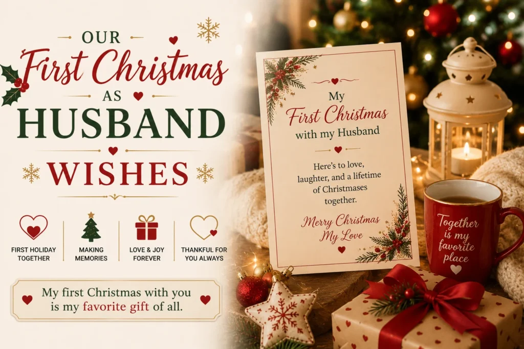 First Christmas with Husband Wishes