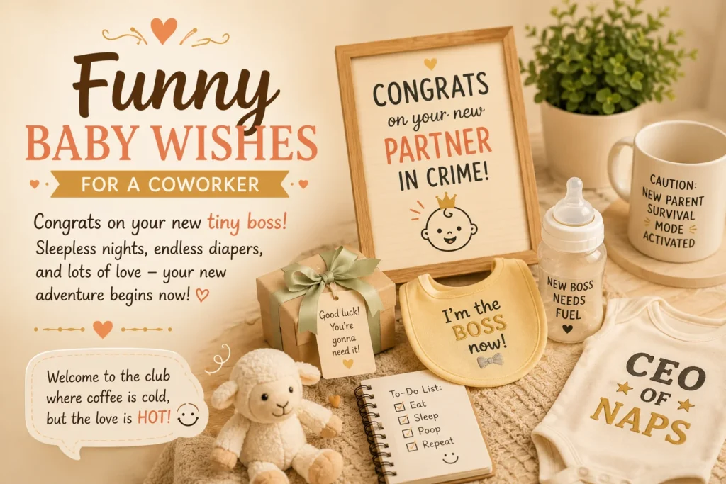 Funny Baby Wishes for a Coworker