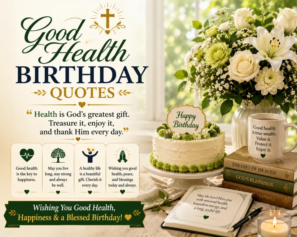 Good Health Birthday Quotes