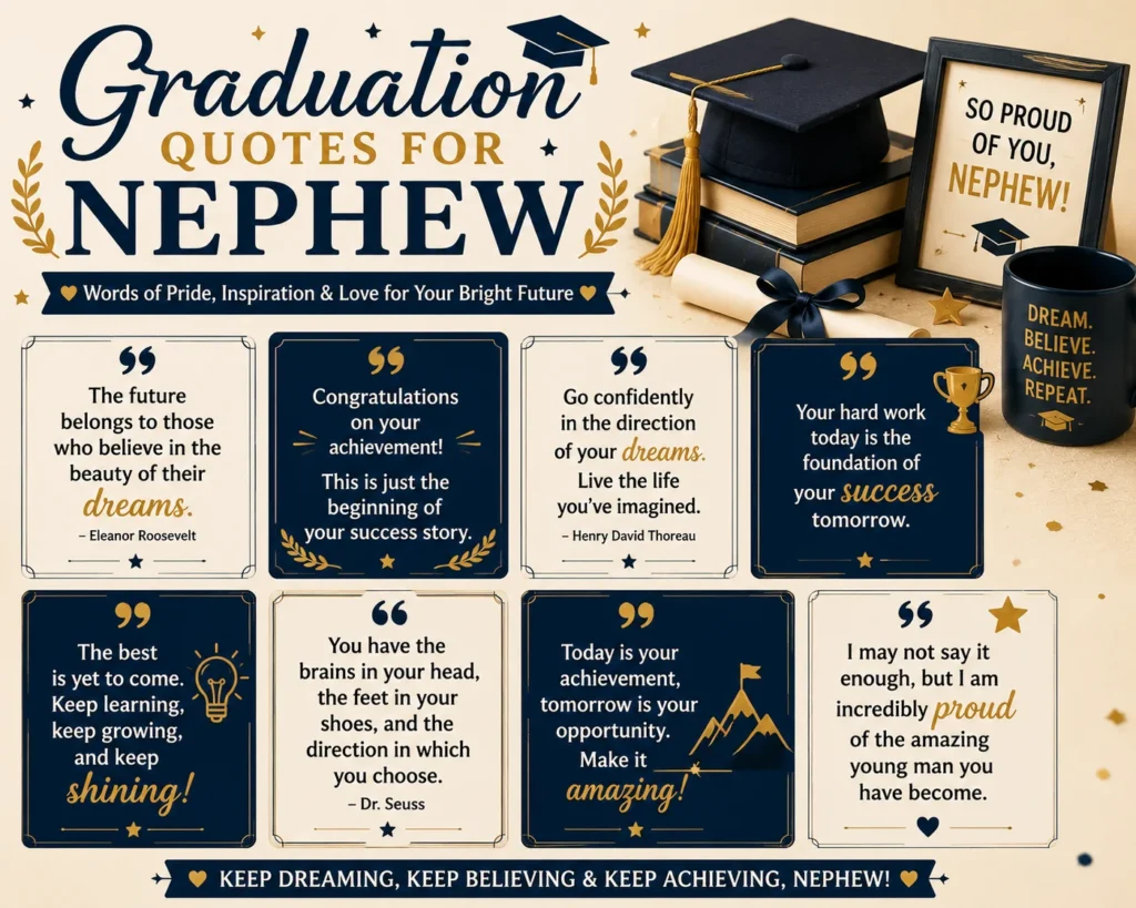 Graduation Quotes for Nephew