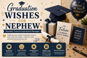 Graduation Wishes for Nephew | Heartfelt, Funny & Inspirational Messages